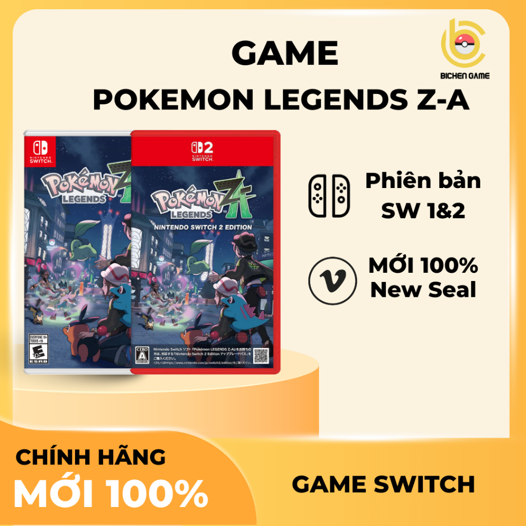 Game Pokemon Legends ZA - Game Nintendo Switch/ Switch 2 | Shopee Việt Nam