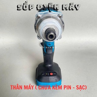 Thân máy chuyên vít Makita  Có Búa Lực Siết 380N.m Động cơ không chổi than sử dụng chân pin thổ thông