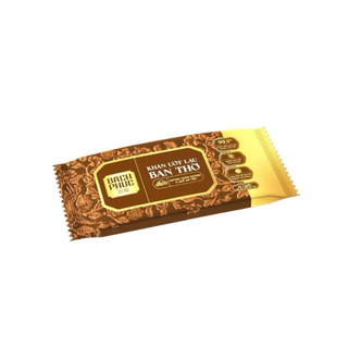 Hop 20 goi (goi 1 cai)Khăn lau bàn thờ Bách Phúc, khăn ướt bao sái lau ban thờ mùi hương trầm và hương quế