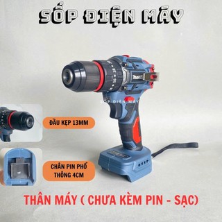 Thân Máy Khoan Pin 13mm  3 Chức Năng Lực Siết 65N Auto lock - Không Chổi Than Bảo Hành 6 Tháng