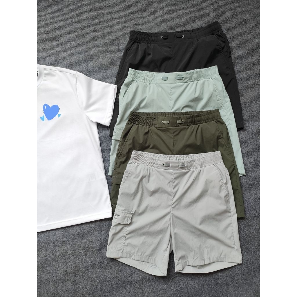 (BomoHouse) Set bộ nam áo thun + quần short gió Cê K@ bigsize - dư xịn