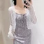 Áo khoác cardigan MCA kiểu ren hoa nổi nhẹ nhàng xinh xắn A.5941