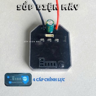 Bo Mạch Thay Thế Cho Máy Siết Bulong Pin Không Than Lực Siết Lớn 500-800N - Có Đế Tản Nhiệt Nhôm - 4 Tốc Độ