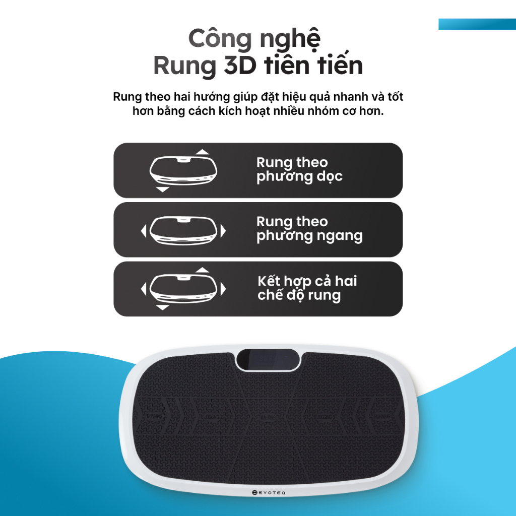 Máy Rung Toàn Thân LUXHOMME 3D | Đốt mỡ, Tăng Cơ, Giữ dáng | 180 cấp độ | Bluetooth+Remote | BH 12TH