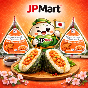 Combo - Cơm Nắm Tôm Sốt Bơ Cay Tam Giác 115g JP (Bộ Lục Vị) - JP Mart
