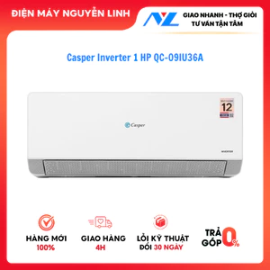 QC-09IU36A - Máy lạnh Casper Inverter 1 HP QC-09IU36 - Hàng chính hãng
