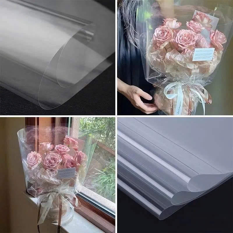 Lẻ 20 tờ giấy bóng kính trong suốt gói hoa