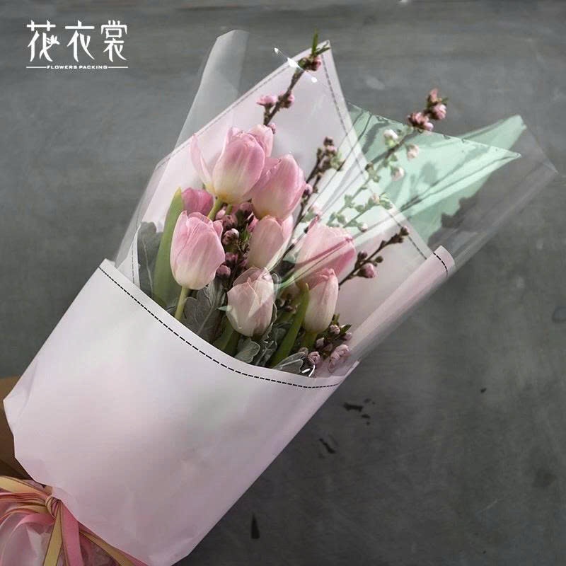Lẻ 20 tờ giấy bóng kính trong suốt gói hoa