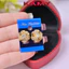 Bông Tai Hoa Mai Mạ Vàng 18K K.A.M.Y – Đính Đá Lấp Lánh, Thanh Lịch, Bền Màu Sang Trọng