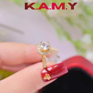 Nhẫn Nữ Đính Đá CZ Lấp Lánh Mạ Vàng Cao Cấp – Thiết Kế Sang Trọng, Đeo Tay Tôn Da, Dễ Phối Đồ