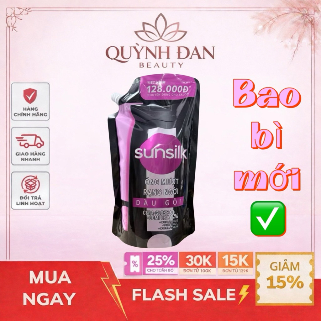 Dầu gội Sunsilk óng mượt rạng ngời túi 1KG