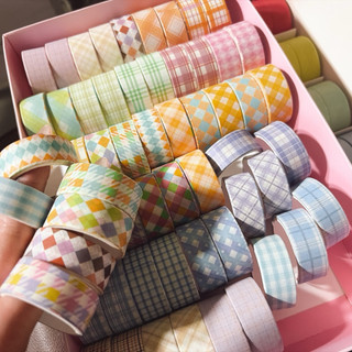 Washi Tape - Băng keo giấy in hình -  trang trí bản 1,5cm Mẫu Họa Tiết 🌟🌟