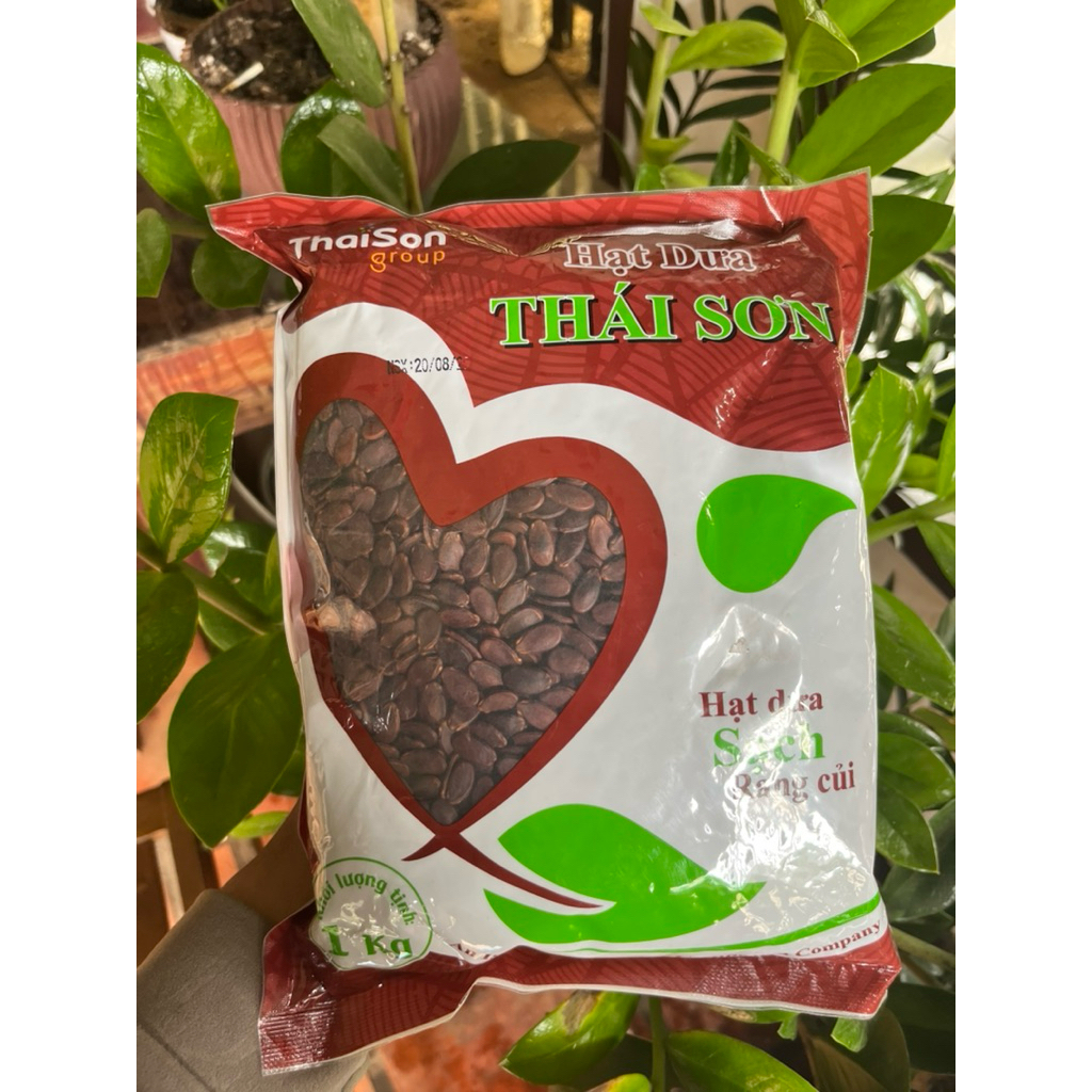 Hạt Dưa Thái Sơn Rang Củi Sạch Không Nhuộm Màu 1Kg