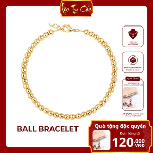 Vòng tay nữ, lắc tay dáng bị Lộc Tụ Các titan mạ vàng điểm nhấn tinh tế VT007.