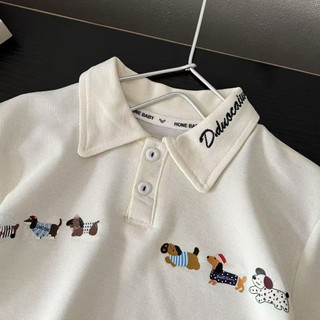 Áo thun polo ngắn tay thêu phong cách hàn quốc cho bé (form to lùi 1 size)