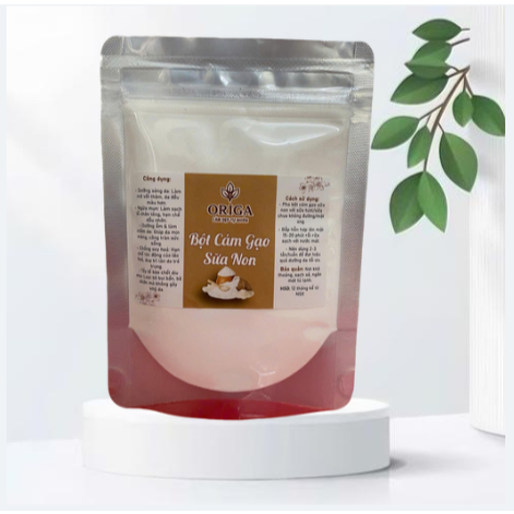 Túi 100gram bột Cám gạo sữa non làm sáng mịn da