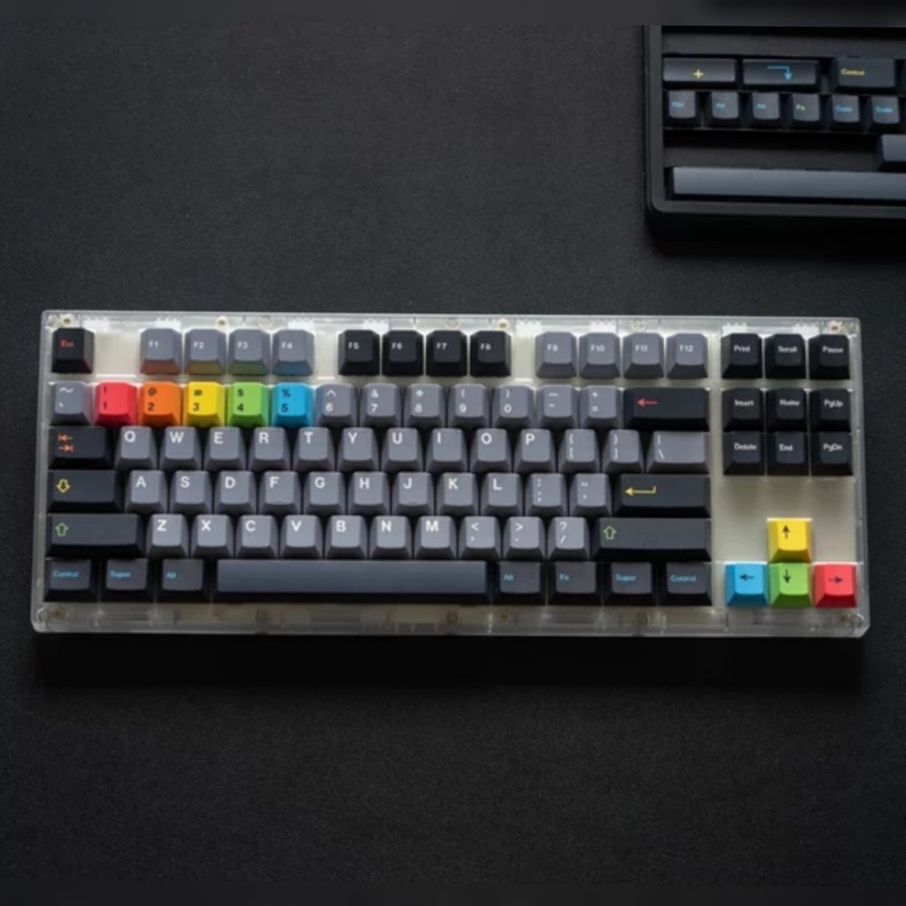 [Chính Hãng] Keycap NDN Studio Instant Rainbow Color - Cherry Profile PBT Dyesub - Polabe