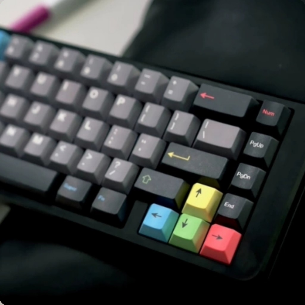 [Chính Hãng] Keycap NDN Studio Instant Rainbow Color - Cherry Profile PBT Dyesub - Polabe | BigBuy360 - bigbuy360.vn