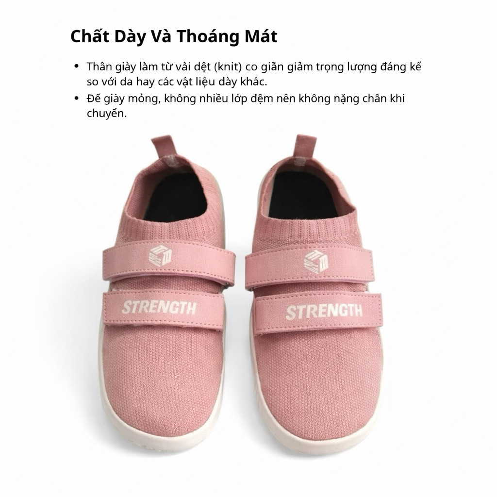 Giày Tập Gym Nam Nữ TBN Strength - Đế Bằng, Hỗ Trợ Tập Gym Deadlift & Squat Chuyên Dụng