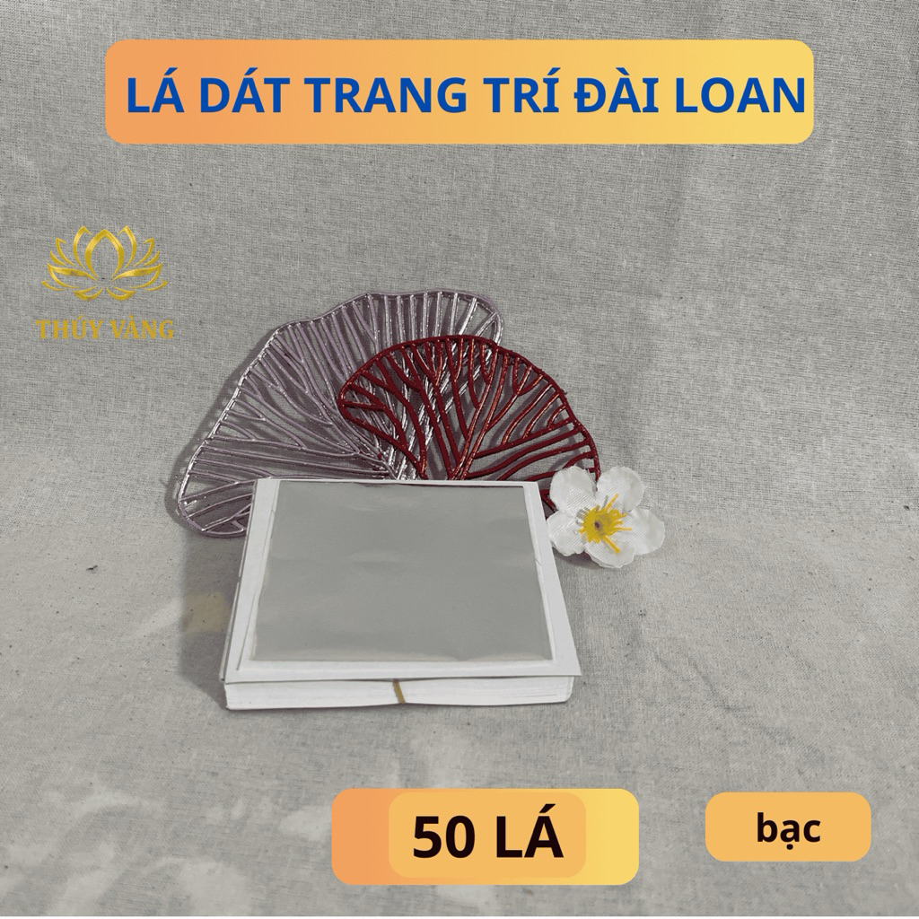 SET Lá vàng 24k/ lá nhiều màu dễ làm cho người mới làm thủ công, trang trí nội thất