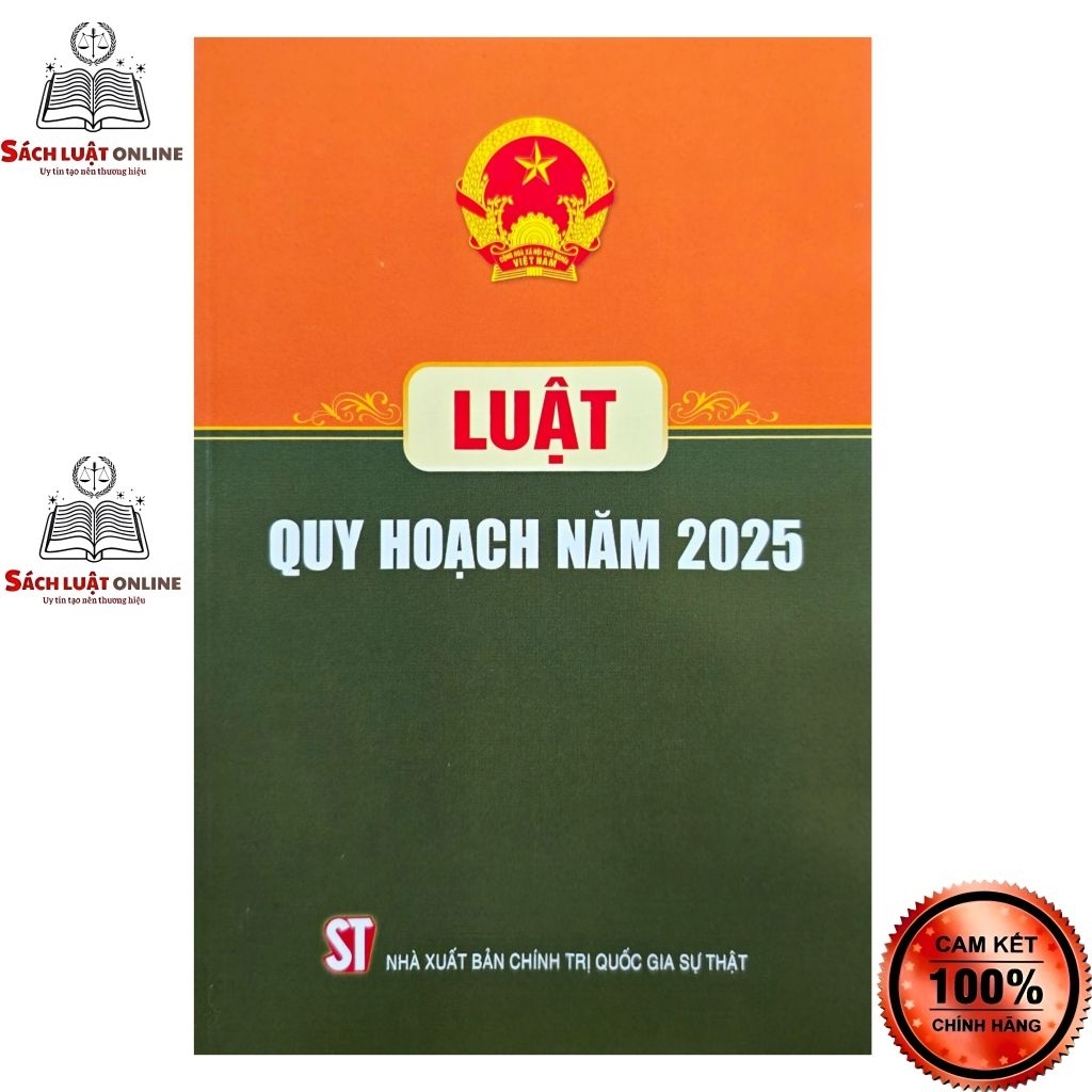 Sách - Luật quy hoạch năm 2025 (NXB Chính trị quốc gia Sự thật )