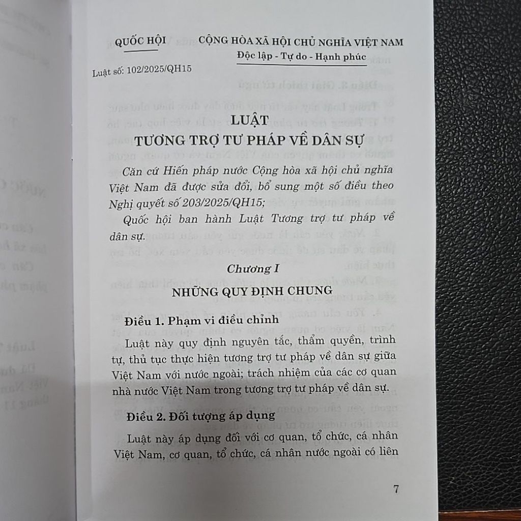 Sách - Luật tương trợ tư pháp về dân sự năm 2025  (NXB Chính trị quốc gia Sự thật )