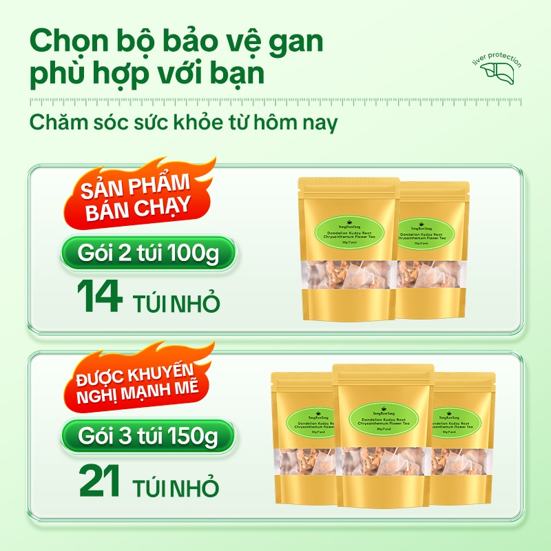 Tong Ren Tang Trà Thảo | Mộc Bổ Gan – Thanh Nhiệt, Giải Độc Gan, Mát Gan, Uống Hàng Ngày
