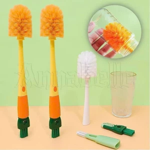 Dụng cụ vệ sinh ly,cốc,bình sữa hình củ cà rốt ngộ nghĩnh