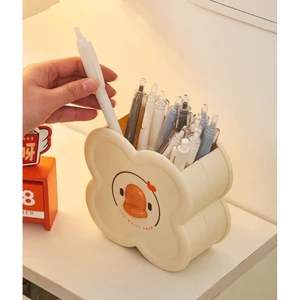 Ống cắm bút,cắm cọ để bàn hình vịt dễ thương
