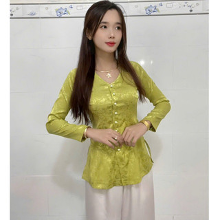Cổ Tim BàBa #Cổ Tim# Quần Áo Nữ Jacket Top Kem Dress Women # Đồ Lam Đi Chùa