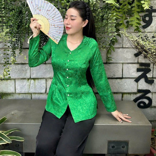 Cổ Tim BàBa #Cổ Tim# Quần Áo Nữ Jacket Top Kem Dress Women # Đồ Lam Đi Chùa
