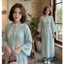 Set Áo Dài Cách Tân Voan Tơ Thêu Hoa Nổi Áo Dài Nữ Dáng Suông 2 Lớp Phong Cách Tiểu Thư Trẻ Trung Sang Chảnh T1584G