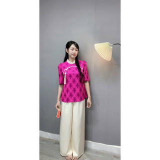 Trung Hoa Gấm 2Da Cao Cấp Nữ # Quần Áo Nữ