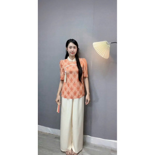 Trung Hoa Gấm 2Da Cao Cấp Nữ # Quần Áo Nữ