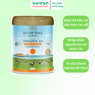 Sữa Bột Ocean Road Dairies Organic A2 Protein Úc Số 1/2/3 - Dinh Dưỡng Thuần Khiết Cho Bé (900g)
