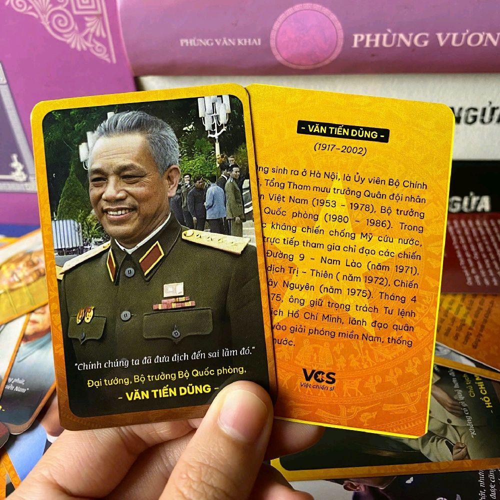 Card bo góc Việt Nam, thẻ bài lịch sử