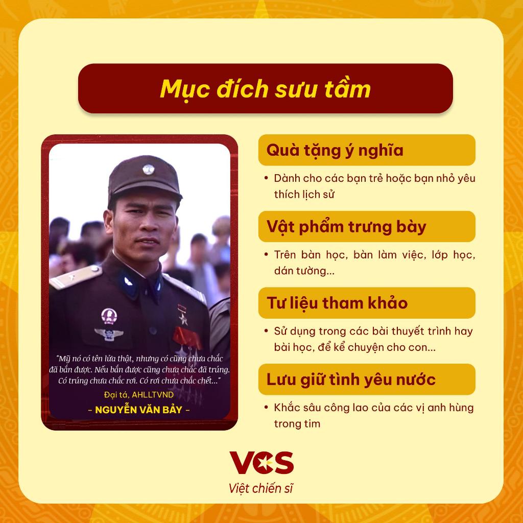 Card bo góc Việt Nam, thẻ bài lịch sử