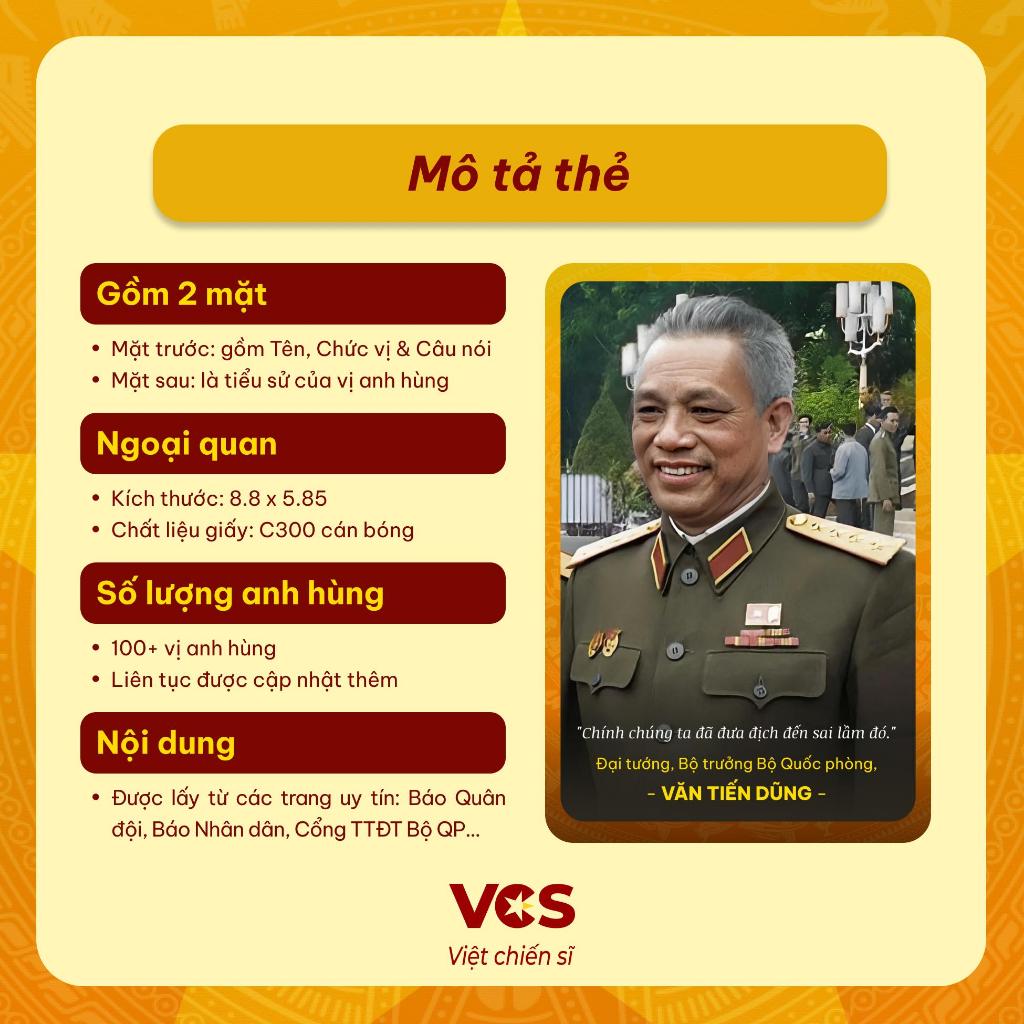 Card bo góc Việt Nam, thẻ bài lịch sử