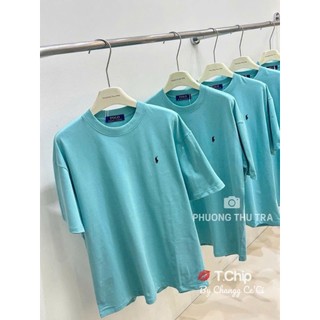 Áo Thun Nữ Màu Xanh Ngắn Tay Form Rộng Trùm Mông QCCC Cao Cấp