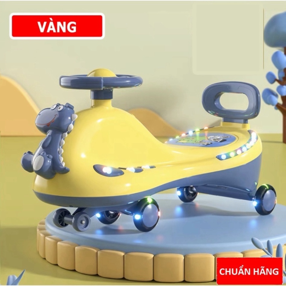 🧸𝑴𝒊𝒆̂̃𝒏 𝑺𝒊́𝒑🧸Xe lắc khủng Long cho bé ,có nhạc đèn nét chạy vòng quanh xe cho bé từ 8 tháng tuổi đến  tuổi,chịu tải 80kg