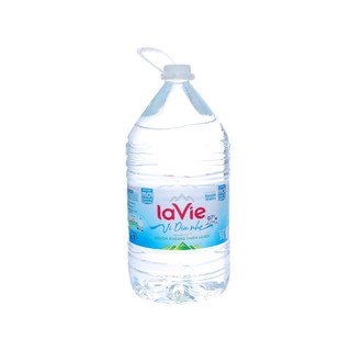 Thùng 4 bình nước khoáng La Vie 5 lít vị dịu nhẹ