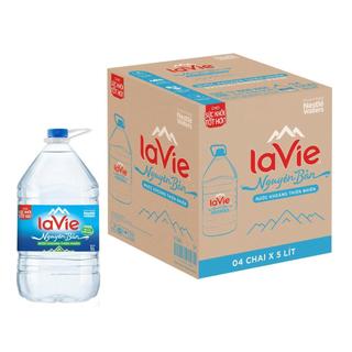 Thùng 4 bình nước khoáng La Vie 5 lít