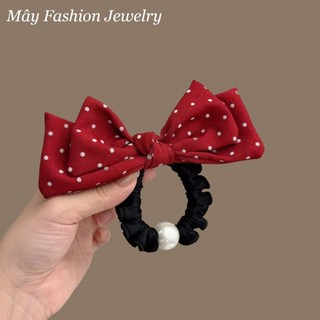 Buộc Tóc Bản Nơ Chấm Bi Xinh Xắn • Mây Fashion Jewelry - C825.51
