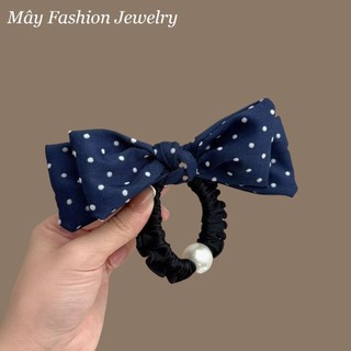Buộc Tóc Bản Nơ Chấm Bi Xinh Xắn • Mây Fashion Jewelry - C825.51