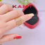 Nhẫn Nữ Bản Xích Đan Xen Đính Đá – Nhẫn Mạ Vàng Sang Trọng, Cá Tính