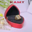 Nhẫn Nữ Bản Xích Đan Xen Đính Đá – Nhẫn Mạ Vàng Sang Trọng, Cá Tính