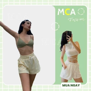 Quần đùi thun ống rộng MCA Lưng thun co giãn, phong cách năng động Q076