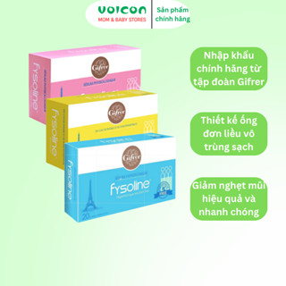 Nước Muối Sinh Lý Pháp Fysoline Vệ Sinh Mắt Mũi Cho Bé Sơ Sinh Trẻ Nhỏ An Toàn Dịu Nhẹ Hộp 20 Ống