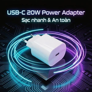 Củ sạc nhanh Charge Mate 20W USB C hỗ trợ sạc Type C PD cho Phone 15 14 13 12 11 Pro Max