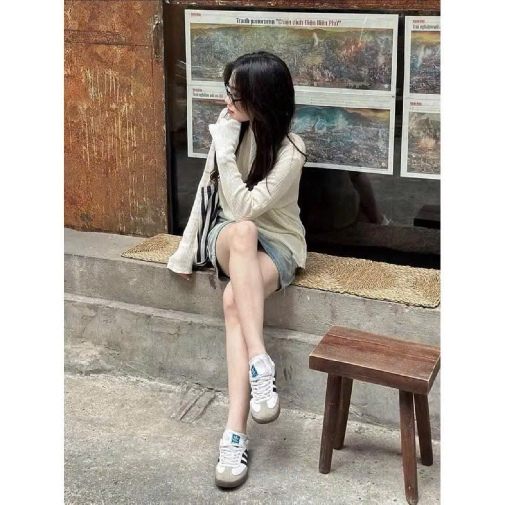 Áo Len giấy Nữ Hàng Cúc sau Form Vừa Dễ Mix Đồ Len Mềm Mịn  M9001 ❤️oder1-2t